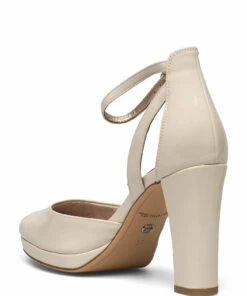 Tamaris Woms Slip-on Pumps For Women Nude Patent -Heeled shoes Sales Store tam112440126 cnudepatent v253 2