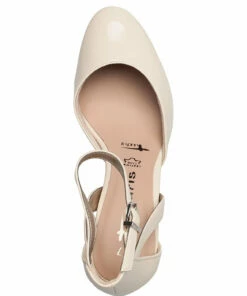 Tamaris Woms Slip-on Pumps For Women Nude Patent -Heeled shoes Sales Store tam112440126 cnudepatent v253 3