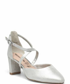 Tamaris Woms Slip-on Pumps For Women Light Gold -Heeled shoes Sales Store tam112441028 csilver v941 1