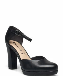 Tamaris Woms Slip-on Pumps For Women Black Matt -Heeled shoes Sales Store tam112441128 cblackmatt v020