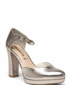 Tamaris Woms Slip-on Pumps For Women Black Matt