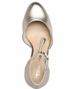 Tamaris Woms Slip-on Pumps For Women Black Matt -Heeled shoes Sales Store tam112441128 clightgold v909 3