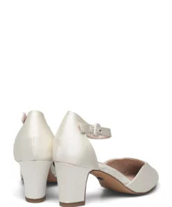 Tamaris Woms Slip-on Pumps For Women Pearl Satin -Heeled shoes Sales Store tam112441228 cpearlsatin v150 4