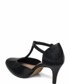 Tamaris Woms Slip-on Pumps For Women Silver Glam -Heeled shoes Sales Store tam112446326 cblackmatt v020 2