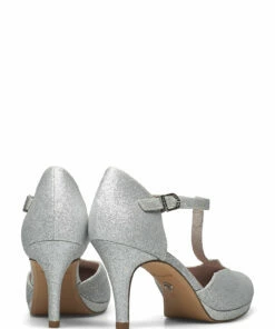 Tamaris Woms Slip-on Pumps For Women Silver Glam -Heeled shoes Sales Store tam112446326 csilverglam v919 4