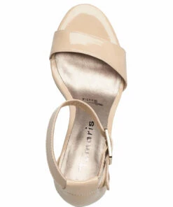 Tamaris Woms Sandals Heeled Sandals For Women Nude Patent 9 Tamaris Woms Sandals Heeled Sandals For Women Nude Patent -Heeled shoes Sales Store tam112801826 cnudepatent v253 3