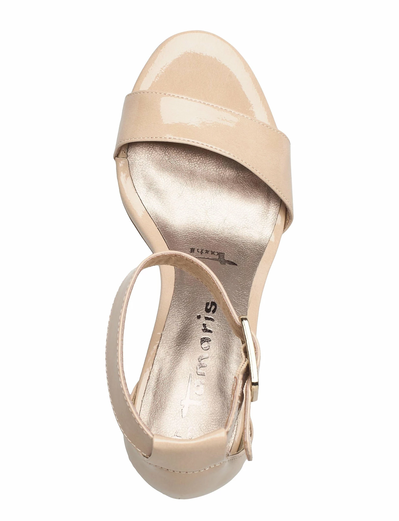Tamaris Woms Sandals Heeled Sandals For Women Nude Patent 4 Tamaris Woms Sandals Heeled Sandals For Women Nude Patent - Image 4