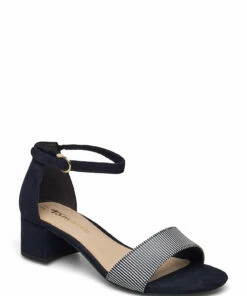 Tamaris Woms Sandals Heeled Sandals For Women Navy Comb -Heeled shoes Sales Store tam112820126 cnavycomb v890 1