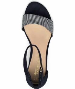 Tamaris Woms Sandals Heeled Sandals For Women Navy Comb -Heeled shoes Sales Store tam112820126 cnavycomb v890 3