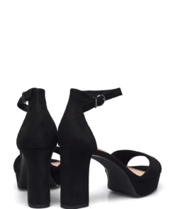 Tamaris Woms Sandals Heeled Sandals For Women Silver -Heeled shoes Sales Store tam112833028 cblack v001 4