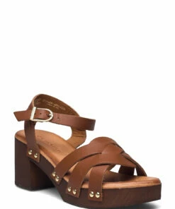 Tamaris Woms Sandals Heeled Sandals For Women Cognac -Heeled shoes Sales Store tam112833128 ccognac v305 1