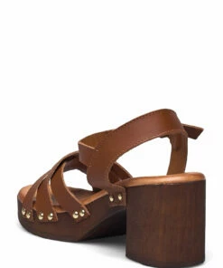 Tamaris Woms Sandals Heeled Sandals For Women Cognac -Heeled shoes Sales Store tam112833128 ccognac v305 2