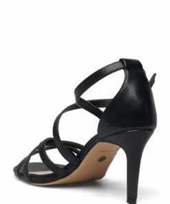 Tamaris Woms Sandals Heeled Sandals For Women Silver Comb -Heeled shoes Sales Store tam112838228 cblackmatt v020 2