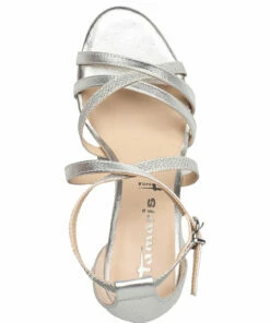 Tamaris Woms Sandals Heeled Sandals For Women Silver Comb -Heeled shoes Sales Store tam112838228 csilvercomb v948 3