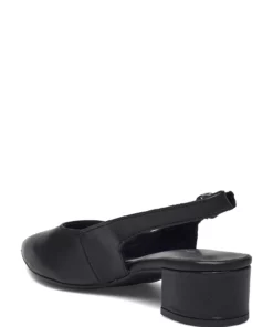 Tamaris Woms Sling Back Pumps For Women Black Leather -Heeled shoes Sales Store tam112950028 cblackleather v003 2