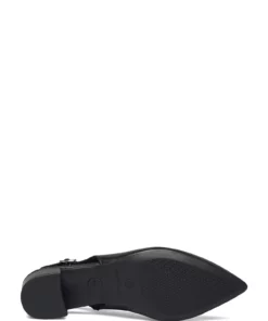 Tamaris Woms Sling Back Pumps For Women Black Leather -Heeled shoes Sales Store tam112950028 cblackleather v003 4