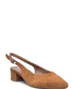 Tamaris Woms Sling Back Pumps For Women Black Leather -Heeled shoes Sales Store tam112950028 ccuoio v455 1