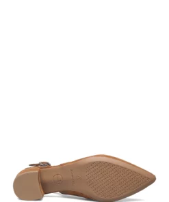 Tamaris Woms Sling Back Pumps For Women Black Leather -Heeled shoes Sales Store tam112950028 ccuoio v455 4