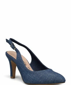 Tamaris Woms Sling Back Pumps For Women Mango -Heeled shoes Sales Store tam112960526 cdenimjeans v803 1