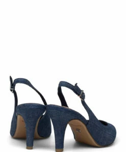 Tamaris Woms Sling Back Pumps For Women Mango -Heeled shoes Sales Store tam112960526 cdenimjeans v803 4