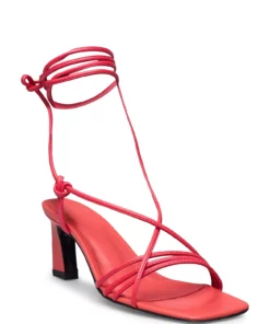 Twist & Tango Salerno Heels Heeled Sandals For Women Coral Red -Heeled shoes Sales Store tat7620 ccoralred 1