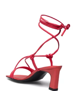 Twist & Tango Salerno Heels Heeled Sandals For Women Coral Red -Heeled shoes Sales Store tat7620 ccoralred 2