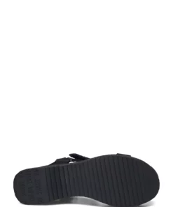 Tommy Hilfiger TOMMY JEANS WEDGE SANDAL Wedge Heels For Women Black -Heeled shoes Sales Store thsen0en01810 cblack vbds 4
