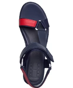 Tommy Hilfiger TOMMY JEANS WEDGE SANDAL Wedge Heels For Women Black -Heeled shoes Sales Store thsen0en01810 crwb v0gy 3