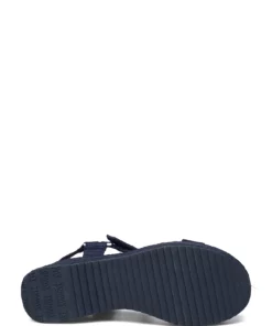 Tommy Hilfiger TOMMY JEANS WEDGE SANDAL Wedge Heels For Women Black -Heeled shoes Sales Store thsen0en01810 crwb v0gy 4