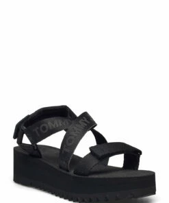 Tommy Hilfiger FLATFORM EVA TOMMY JEANS SANDAL Heeled Sandals For Women Black