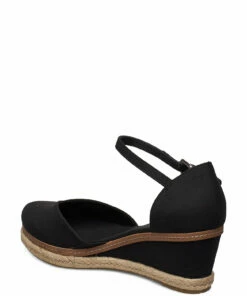 Tommy Hilfiger BASIC CLOSED TOE MID WEDGE Wedge Heels For Women Desert Sky -Heeled shoes Sales Store thsfw0fw04787 cblack 2