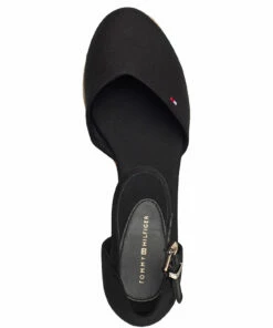 Tommy Hilfiger BASIC CLOSED TOE MID WEDGE Wedge Heels For Women Desert Sky -Heeled shoes Sales Store thsfw0fw04787 cblack 3