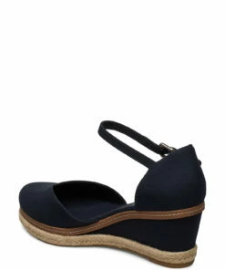 Tommy Hilfiger BASIC CLOSED TOE MID WEDGE Wedge Heels For Women Desert Sky -Heeled shoes Sales Store thsfw0fw04787 cdesertsky 2