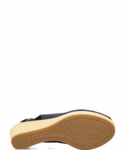 Tommy Hilfiger ICONIC ELBA SLING BACK WEDGE Wedge Heels For Women Stone -Heeled shoes Sales Store thsfw0fw04788 cdesertsky 4