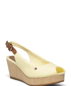 Tommy Hilfiger ICONIC ELBA SLING BACK WEDGE Wedge Heels For Women Stone -Heeled shoes Sales Store thsfw0fw04788 clemontwist vzhf 1