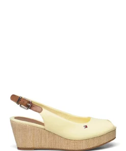 Tommy Hilfiger ICONIC ELBA SLING BACK WEDGE Wedge Heels For Women Stone -Heeled shoes Sales Store thsfw0fw04788 clemontwist vzhf 1