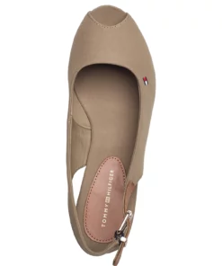 Tommy Hilfiger ICONIC ELBA SLING BACK WEDGE Wedge Heels For Women Stone -Heeled shoes Sales Store thsfw0fw04788 cwoodridge vgxr 3