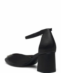Tommy Hilfiger TOMMY HARDWARE SQUARE TOE PUMP Pumps For Women Black -Heeled shoes Sales Store thsfw0fw06059 cblack vbds 2