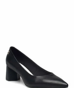 Tommy Hilfiger BASIC LEATHER MID HEEL PUMP Pumps For Women White Dove