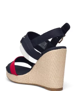 Tommy Hilfiger ESSENTIAL TOMMY HIGH WEDGE Wedge Heels For Women Desert Sky -Heeled shoes Sales Store thsfw0fw06540 cdesertsky vdw5 2