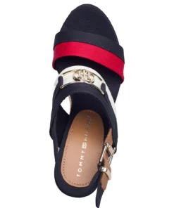 Tommy Hilfiger ESSENTIAL TOMMY HIGH WEDGE Wedge Heels For Women Desert Sky -Heeled shoes Sales Store thsfw0fw06540 cdesertsky vdw5 3
