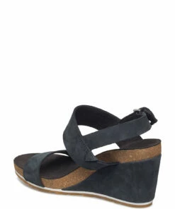 Timberland Capri Sunset Wedge Heeled Sandals For Women Jet Black -Heeled shoes Sales Store timca1msy cjetblack 2