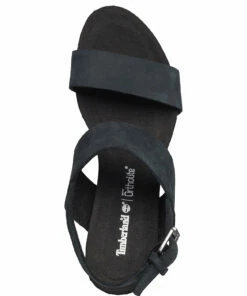 Timberland Capri Sunset Wedge Heeled Sandals For Women Jet Black -Heeled shoes Sales Store timca1msy cjetblack 3