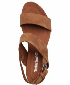 Timberland Capri Sunset Wedge Heeled Sandals For Women Jet Black -Heeled shoes Sales Store timtb0a1pgvf131 csaddle 3