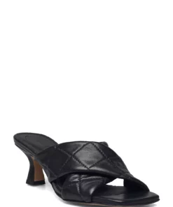 Nude of Scandinavia VILDA Heeled Sandals For Women Nappa / Nero -Heeled shoes Sales Store udevilda02 cnappanero 1