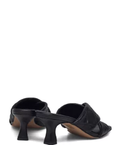 Nude of Scandinavia VILDA Heeled Sandals For Women Nappa / Nero -Heeled shoes Sales Store udevilda02 cnappanero 4