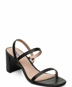 Dune London Marta Heeled Sandals For Women Black-croc_print_leather -Heeled shoes Sales Store une0087500620001 c1033680488 v802 1