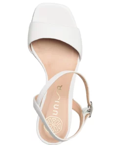 UNISA MORATY_NS Heeled Sandals For Women White -Heeled shoes Sales Store unimoratyns cwhite 3