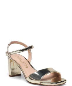 UNISA MORATY_SP_N Heeled Sandals For Women Platino -Heeled shoes Sales Store unimoratyspn cplatino 1