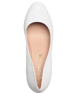UNISA NUMIS_22_VU Pumps For Women White -Heeled shoes Sales Store uninumis22vu cwhite 3